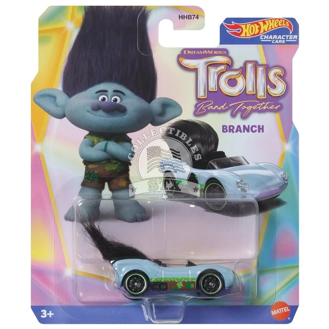 2024 HOT WHEELS Character Cars Trolls Band Together Branch (HKV20