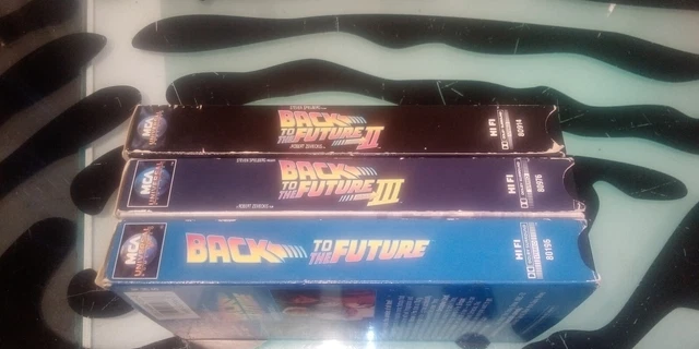 BACK TO THE Future Trilogy Part 1 2 3 I II III Good Condition VHS ...
