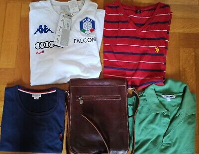 Maglia sci FISI Robe Kappa NUOVA + US Polo Assn + Spalding +borsello lotto shirt