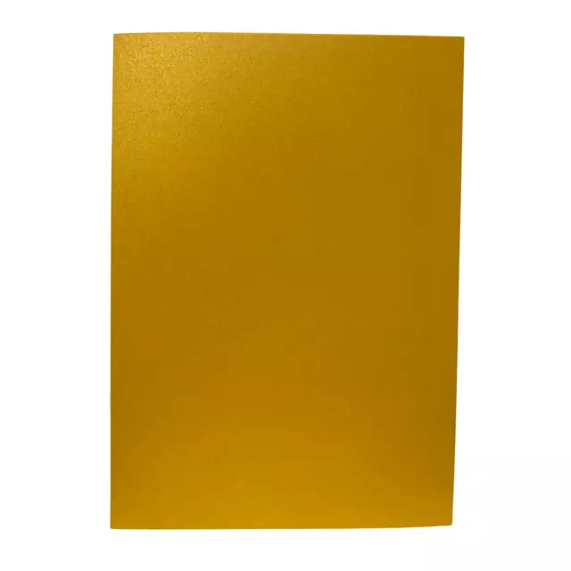 20pce Gold Metallic Certificate / Invitation Card Paper 250gsm, A4, Acid Free