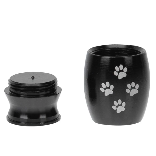 Mini Urna Per Ceneri Cremazione Memorial Keepsake Contenitore Barattolo In Acciaio Inox