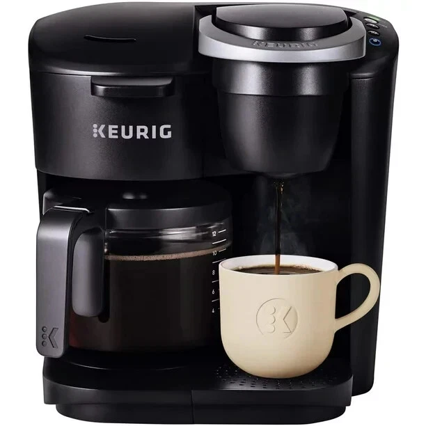 KEURIG KDUO ESSENTIALS Coffee Maker Single Serve KCup Pod Black 79.