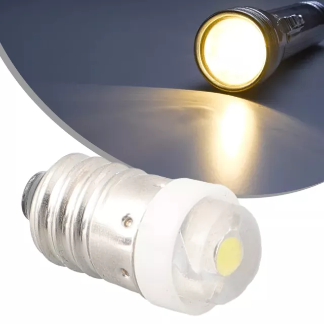 Premium Performance 0 5W 6000K White LED E10 Replacement Bulb for Torch