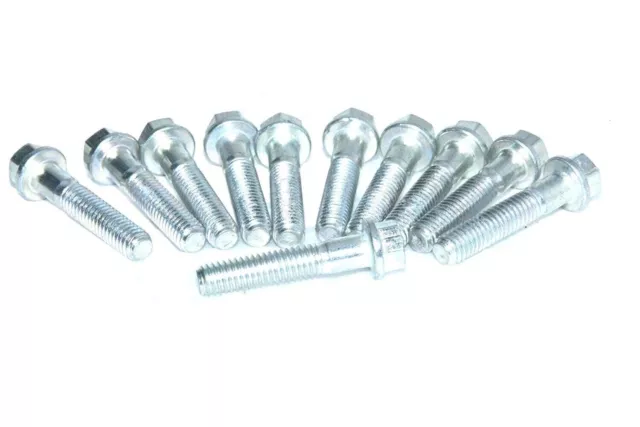 Fits Royal Enfield Uce 350 500 Hex0 Flange Bolt M6x1x30 11 Pcs