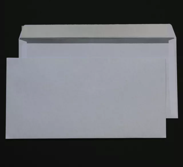 10 Pièces Enveloppes din Long sans Fenêtre 110 X 220 MM Blanc Hk Enveloppes