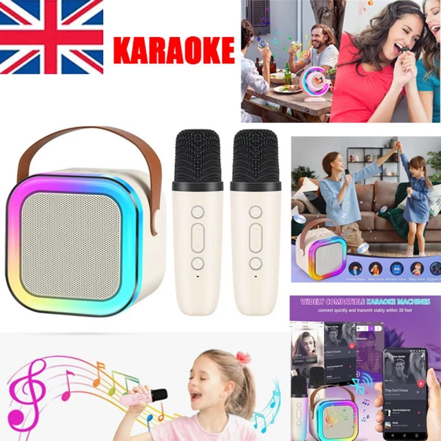 KIDS CHILDREN MINI Portable Karaoke Bluetooth Speaker 2 Wireless ...