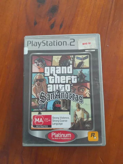 Grand Theft Auto San Andreas PS2 PAL *Manual No Map*