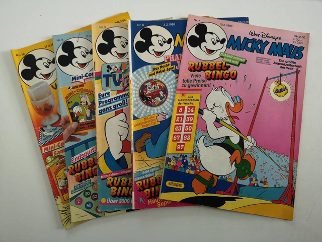 Walt Disneys      5 x    MICKY MAUS     Posten   15