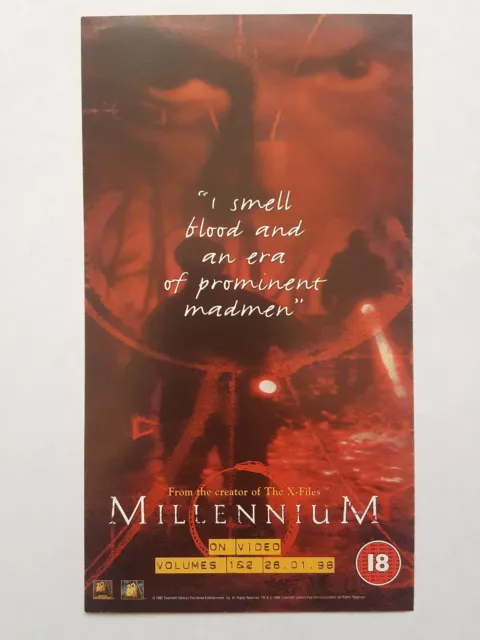 Millennium On Video Leaflet/Flyer #W695