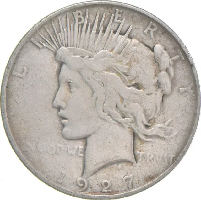 1927-D Peace US Silver Dollar - 90% Denver Minted *0217