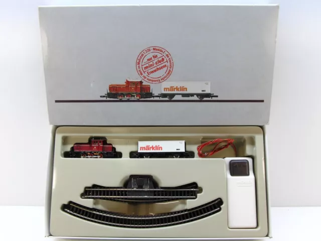 Märklin mini-club Z 8174 Start-Set Lok BR260 + Wagen, GUT in OVP, geprüft #27030