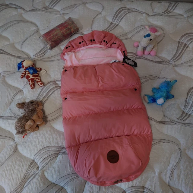 DEÄREST BÄBY Sleeping Bag in Stroller Footmuff Cocoon Waterproof-GINGER PINK-NWT
