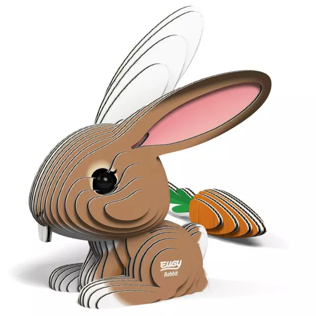 EUGY Eco-Friendly 3D Paper Puzzle (Rabbit)