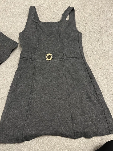 river island girls pinafore skirt joggers school uniform bundle age 7-8 years 4