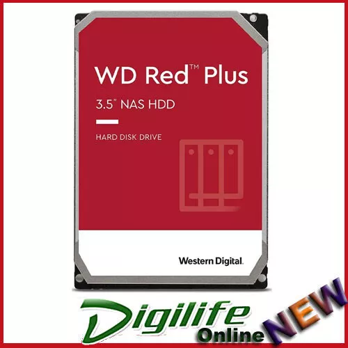 WD WD101EFBX 10TB Red Plus 3.5" IntelliPower 7200RPM SATA NAS Hard Drive