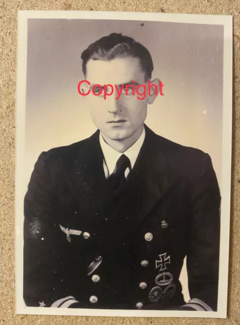 WW2 KRIEGSMARINE U Boat Captain Klaus Andersen Hand Signed Odr Photo ...