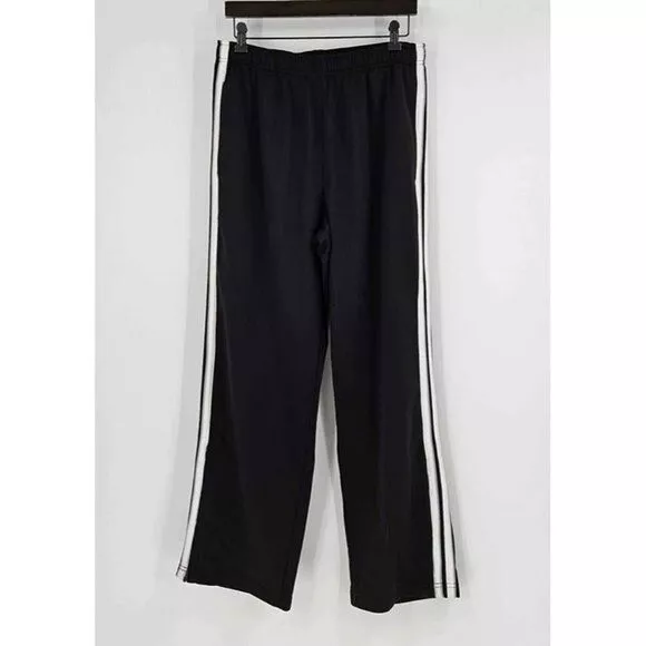 TEK GEAR MENS Black White Striped Athletic Pants Side Pockets Zip Bottoms  Sz M $11.91 - PicClick