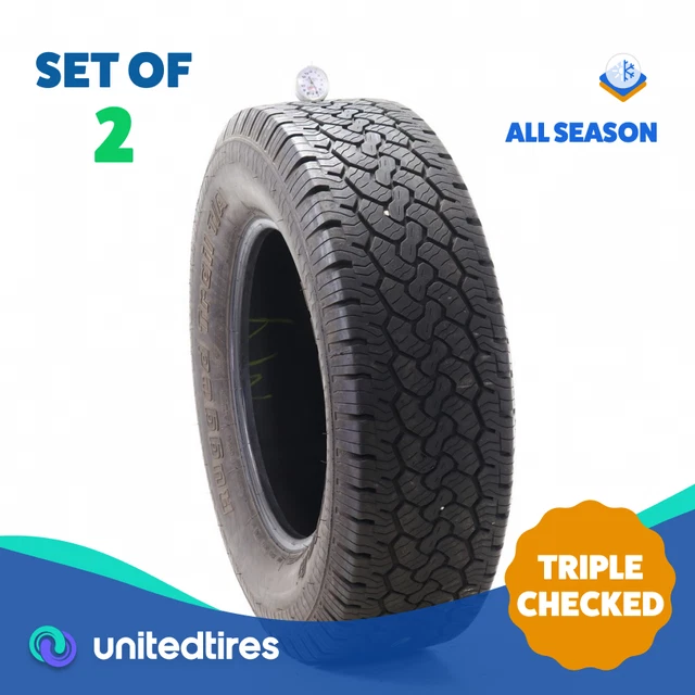 Set of (2) Used LT 245/75R17 BFGoodrich Rugged Trail T/A 121/118R E - 6-6.5/32