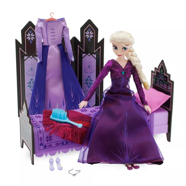 Paquete de juego auténtico Frozen 2 dormitorios Elsa y aventura Anna de Disney Store 2