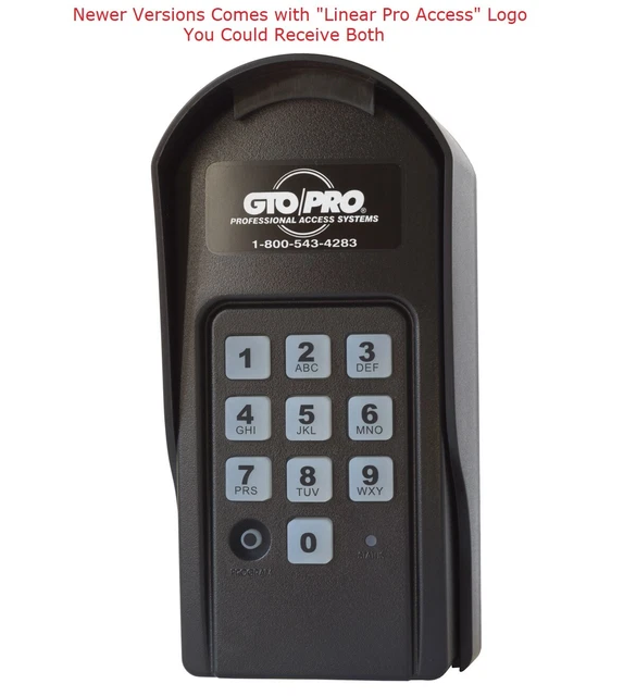 LINEAR PRO ACCESS GTO F310 Wired/Wireless Digital Gate Keypad 25 Codes