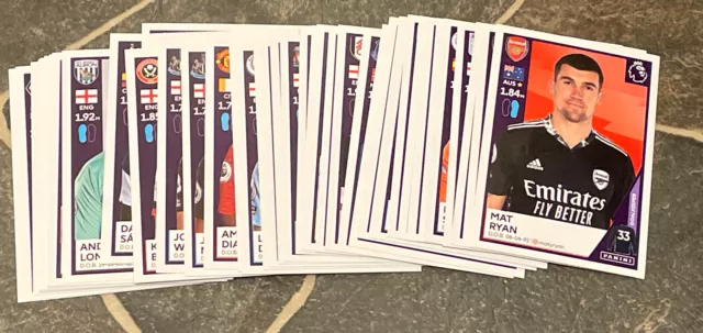 Panini Premier League 2021 Pick Ihre Transfer / Update Sticker Von List U1-U48