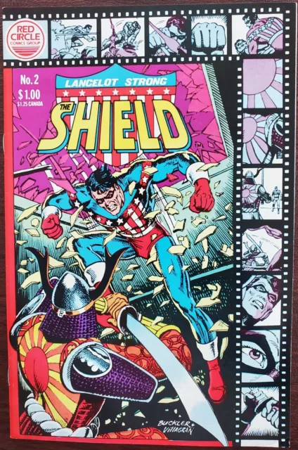 Lancelot Strong the Shield #2 FN 6.0 (Red Circle Comics 1983) ~ Buckler Art✨ 