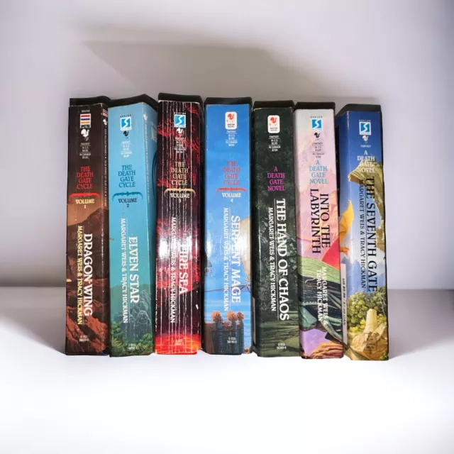 Death Gate Cycle Complete 1-7 Margaret Weis Tracy Hickman Bantam Paperbacks