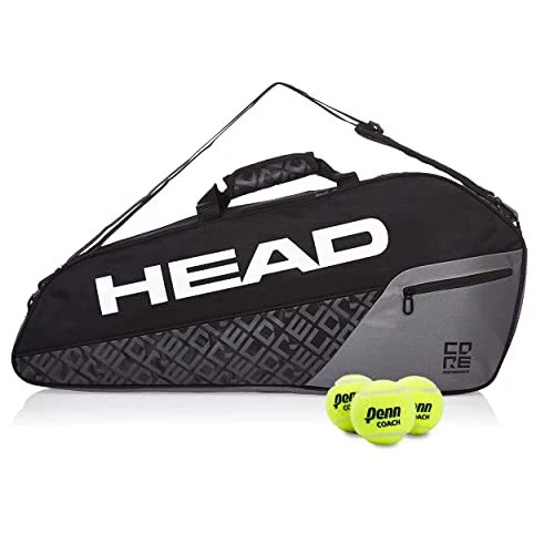 HEAD Core 3R Pro Tennis Racquet Bag - 3 Racket Tennis Equipment Duffle Bag B....