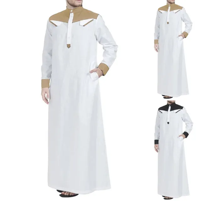 ️ Abito da uomo casa festa sera Arabia Saudita manica lunga abbigliamento largo