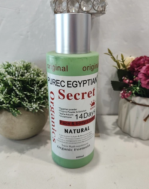 PUREC EGYPTIAN SECRET Natural Organic Body Lotion 400mlx1 $41.90