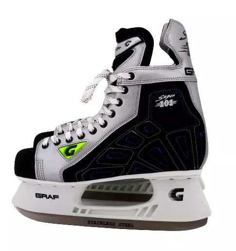 Graf Ice Patins Supra 405 Taille 41 1/3 - à Glace Hockey Hommes Sports D'Hiver