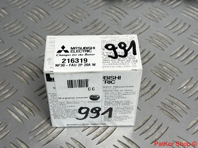 Mitsubishi NF30-FAU 2P 20A W / # J PKL 9415