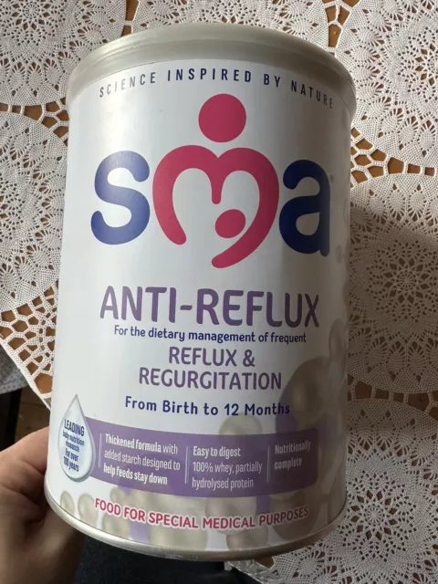 SMA Anti Reflux Baby Milk Powder Formula, From Birth, 800g