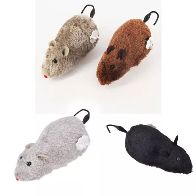 Tail Kitten Prank Toy Wind-up Mouse Wind Up Funny Running Mouse Joking Move