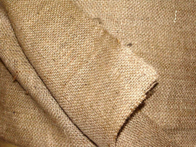 je 1 Meter Jute Jutestoff Jutegewebe mit 1m Breite ca. 290g/m²  H305 (1,59€/m²)