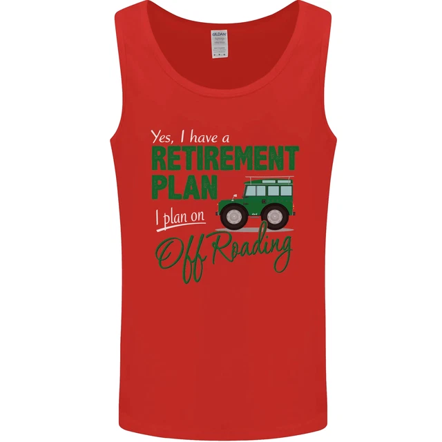 Gilet da uomo divertente Retirement Plan Off Roading 4X4 Road 5