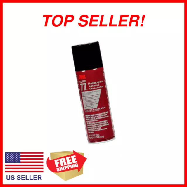 7.3 Oz. Super 77 Multi-Purpose Spray Adhesive | (NEW) (FREE SHIPPING)