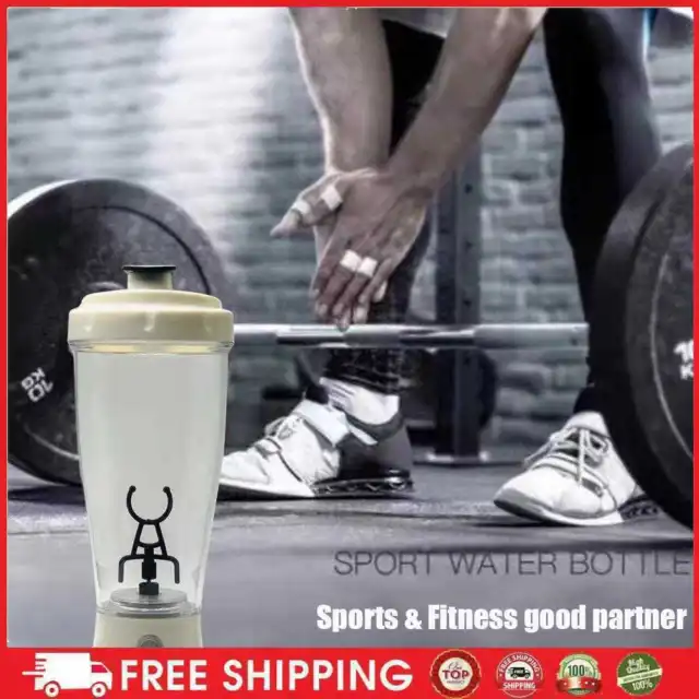 350ml Electric Protein Powder Mixing Cup Travel Sports Automatic Shaker Bottle