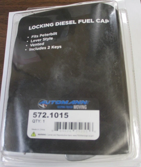 NEW Automann 572.1015 PB Lever Style Vented Locking Fuel Cap (11-04859-200)