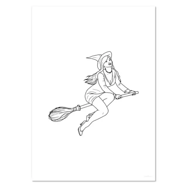 'Flying Witch' Wall Posters / Prints (PP046359)