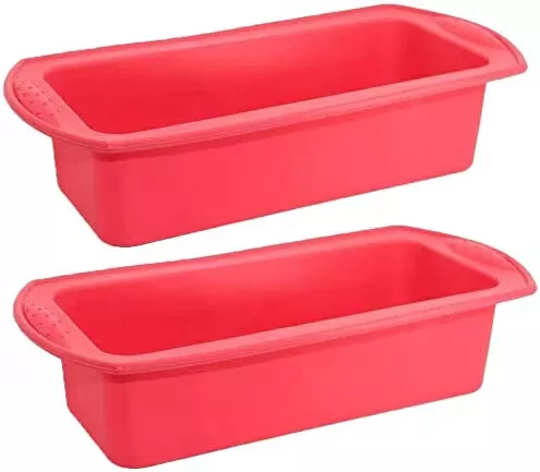 Silicone Loaf Tins - Non-Stick, Rectangle, Set of 2