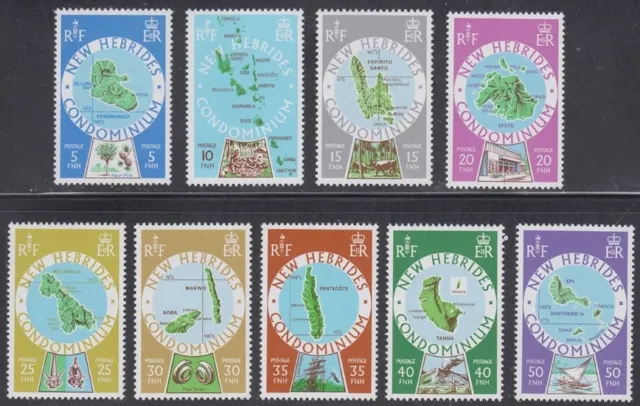 NEW HEBRIDES,1977-78. Islands 238-250, Mint