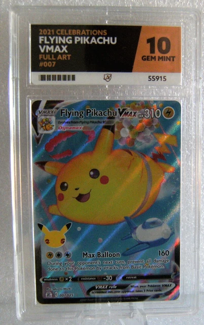 Flying Pikachu V & Vmax Set - Celebrations - Pokemon Ultra Rare Card Lot - 006/025-007/025
