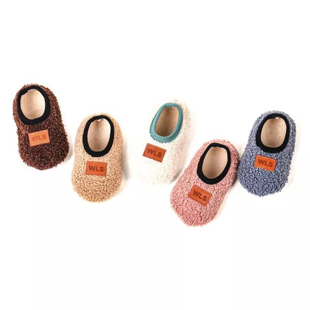 Winter Baby Warm Floor Socks Shoes Boys Girls Toddler Non-slip Socks Furry Socks