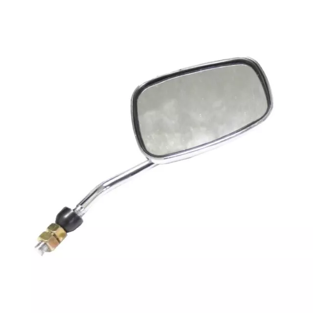 Bicycle Handlebar Rear View Mirror 1 Pair Cycling Rearview Rectangle Silver 3