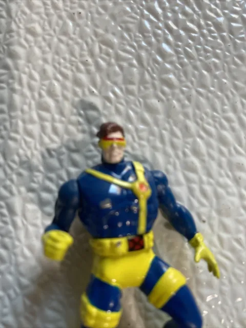 Vintage X-Men Steel Mutants Diecast CYCLOPS Action Figure 1994 Marvel 2