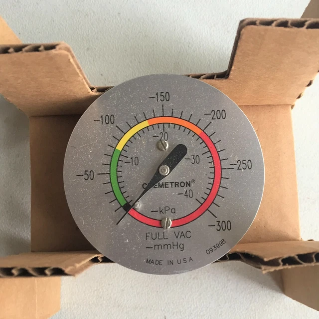 5165-301-017 Chemetron Vacutron Vacuum gauge assembly 22-95-0017 gage