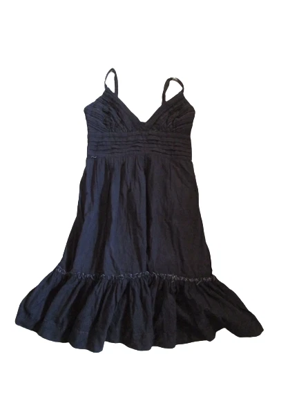 Robe Guess Occasion En Coton Noir - Taille S - Longueur Genou - Très Bon état