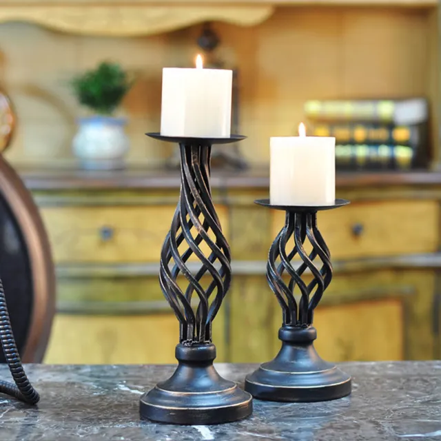 Handmade Candle Holders for Pillar Candles Holder for Wedding Dinning Home Decor