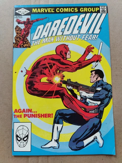 Daredevil #183 Marvel Comics 1982 1st Vs. The Punisher FN/VF Frank Miller (2)